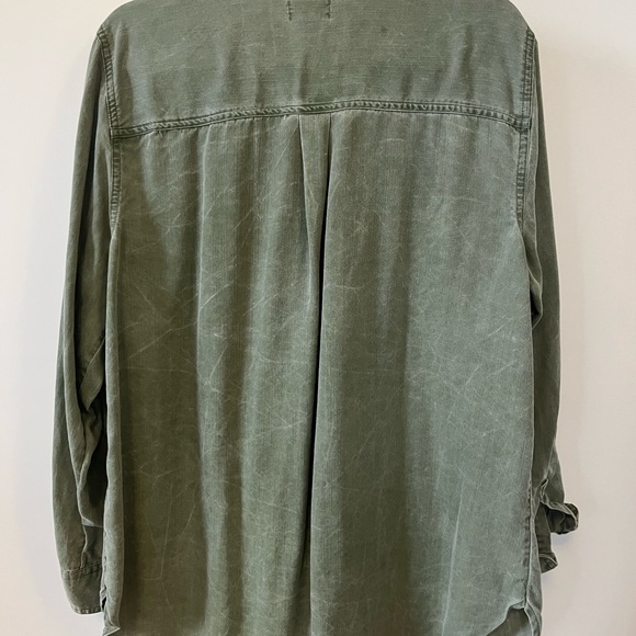 Distressed Tencel Button down - Picture 6 of 6